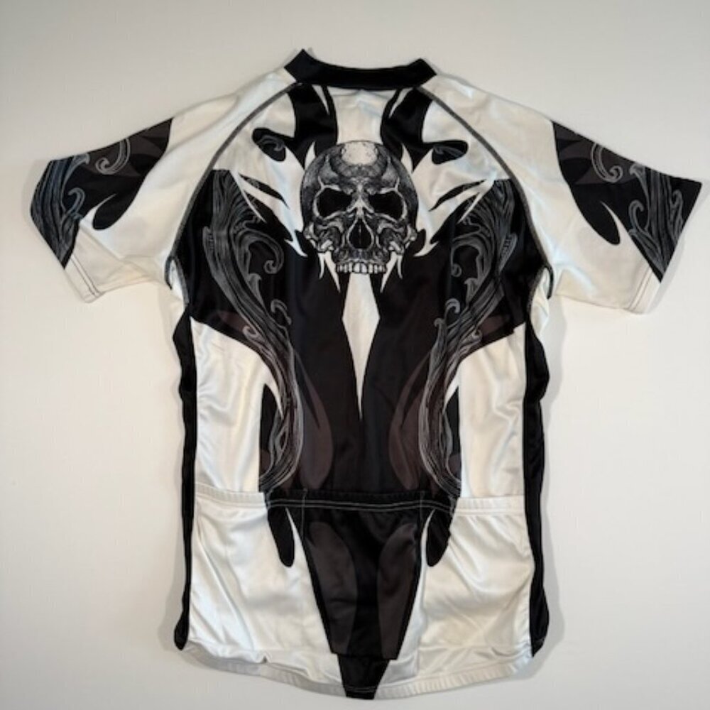 PRIMAL Short Sleeve 3/4 Zip Cycling Jersey Shirt Black Gray Large - Picture 5 of 5